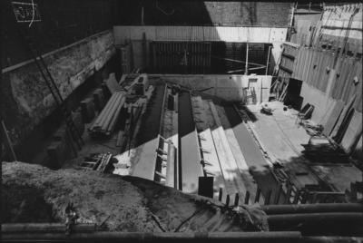 Construction site auditorium